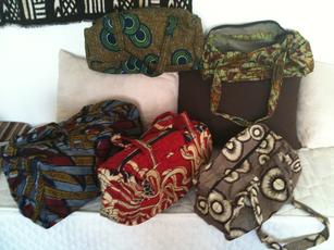 Annonce produit Vends sacs en tissus africains